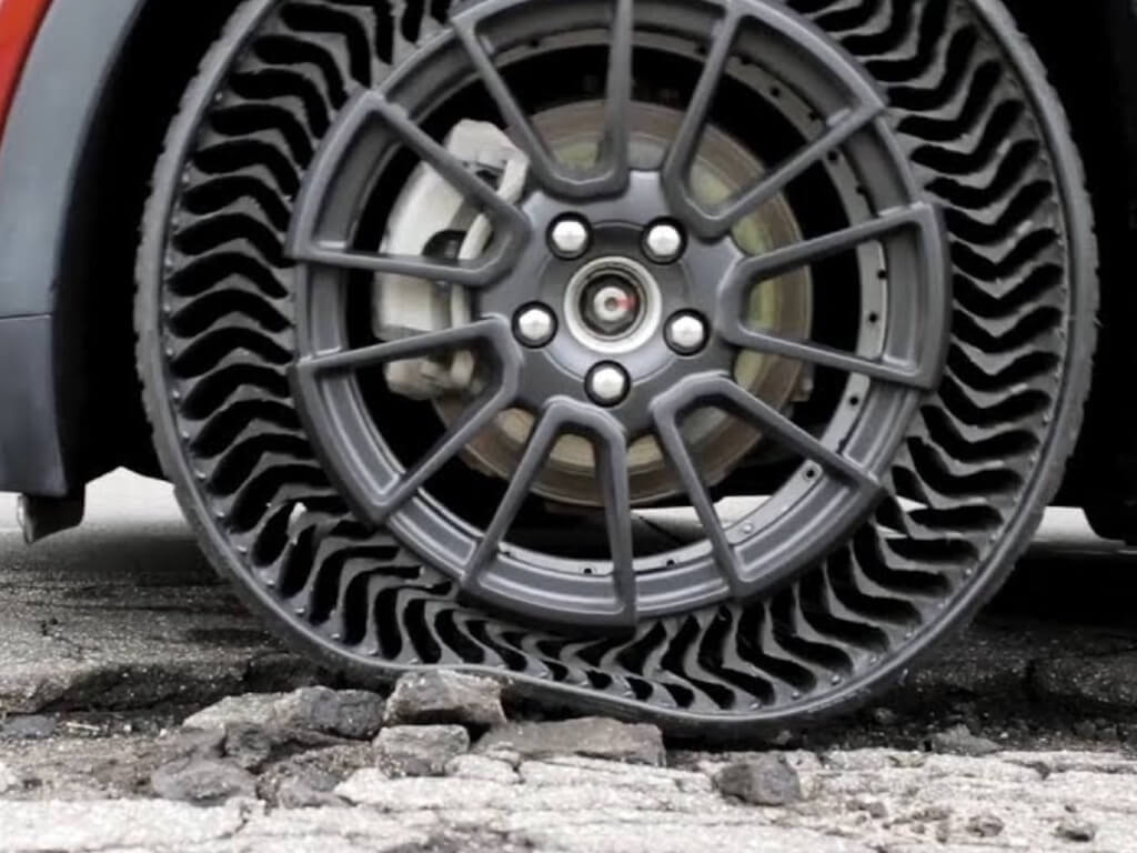 Michelin e GM apresentam novo pneu que roda sem ar e não fura - Blog ...